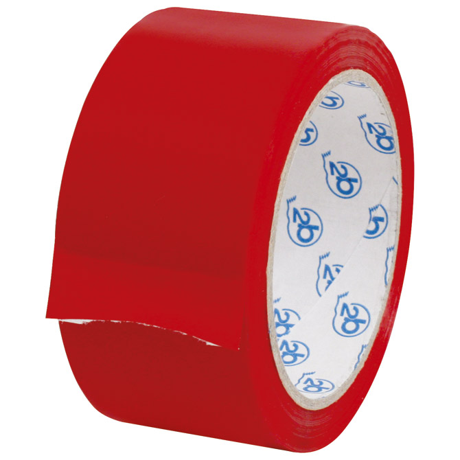 000008177 Traka ljepljiva 48 mm/66m akrilna 2B crvena - Slika 1