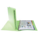 Mapa uložna 4ringa-fi30 mm A4 pp Chromaline Exacompta 51369E sortirano prozirna - Slika 2