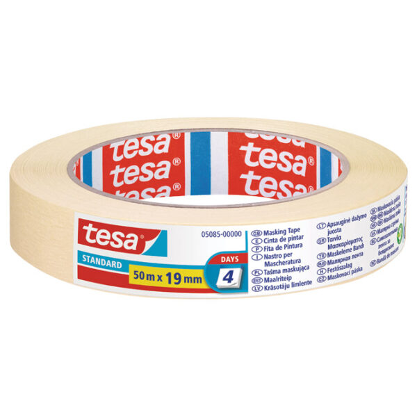 Traka ljepljiva krep 19 mm/50m Standard eko Tesa 5085