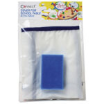 Folija zaštitna za klupu+spužva 55x43,5 cm Connect blister