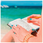 Notes A5 crte 96L  80g šamoa s gumicom Kompagnon Brunnen 10-55227 05 crni - Slika 2