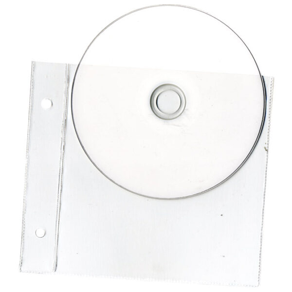 Fascikl uložni pvc za 1 CD 125x125 mm pk25 100my US.