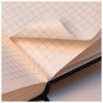 Notes A5 karo 96L  80g šamoa s gumicom Kompagnon Brunnen 10-55228 05 crni - Slika 4