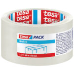 Traka ljepljiva 50 mm/66m akrilna Hot Melt Basic Tesa 58570 prozirna