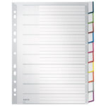 Pregrada plastična A4 10L Leitz 43700000 siva!!