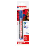 Marker permanentni 1-5 mm klinasti vrh Edding 330/1 plavi blister