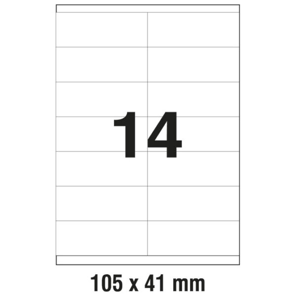 Etikete ILK 105x41 mm pk100L Zweckform 3477