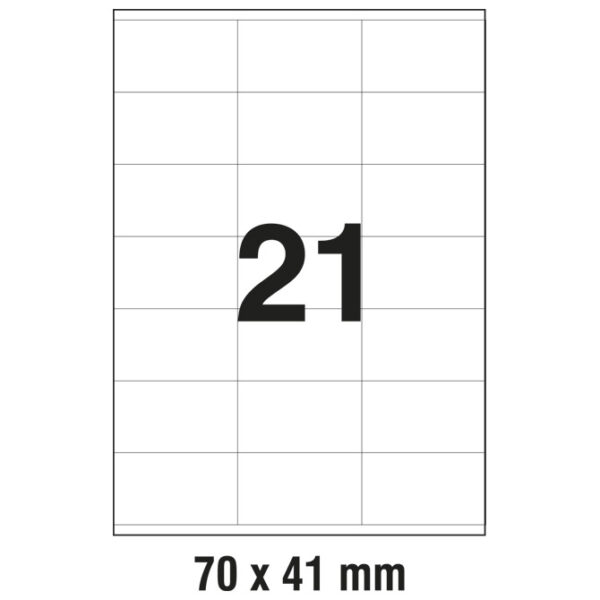 Etikete ILK  70x41 mm pk100L Zweckform 3481