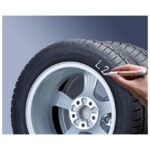 Marker permanentni za gumu Edding 8050 bijeli - Slika 2