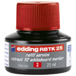 Tinta za marker (za bijelu ploču) 25ml Edding BTK25 crvena