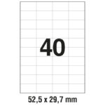 Etikete ILK  52,5x29,7 mm pk100L Zweckform 3651