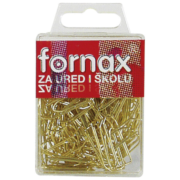 Spajalice ručne mesing br.2 Fornax BC-37 blister