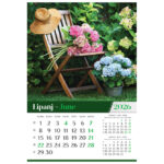 Kalendar "Vrtovi 2026" 13 listova, spirala - Slika 10