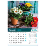 Kalendar "Vrtovi 2026" 13 listova, spirala - Slika 11