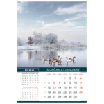 Kalendar "Priroda 2026" 13 listova, spirala - Slika 2