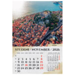 Kalendar "Razglednice Hrvatske 2026" 13 listova spirala - Slika 4