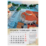 Kalendar "Razglednice Hrvatske 2026" 13 listova spirala - Slika 6