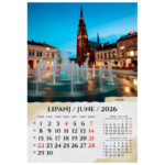 Kalendar "Razglednice Hrvatske 2026" 13 listova spirala - Slika 10