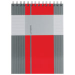 Blok kolegij A4 crte  80L spirala gore mat+lak Linear Marker 4-64 - Slika 3