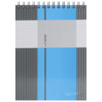 Blok kolegij A5 crte  80L spirala gore mat+lak Linear Marker 4-65 - Slika 4