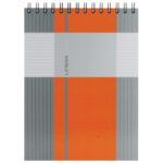 Blok kolegij A5 karo  80L spirala gore mat+lak Linear Marker 4-65 - Slika 3