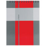 Blok kolegij A5 karo  80L spirala gore mat+lak Linear Marker 4-65 - Slika 4