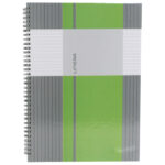 Blok kolegij A6 crte  80L spirala gore mat+lak Linear Marker 4-66