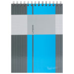 Blok kolegij A6 karo  80L spirala gore mat+lak Linear Marker 4-66 - Slika 3