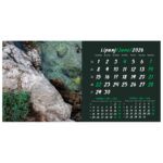 Kalendar stolni mali 2026. 13 listova, obostrani, spirala - Slika 4