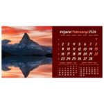 Kalendar stolni mali 2026. 13 listova, obostrani, spirala - Slika 21