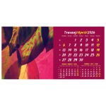 Kalendar stolni mali 2026. 13 listova, obostrani, spirala - Slika 24