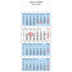 Kalendar zidni četverodijelni 2026. 4 bloka preklopni!!