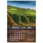 Kalendar "Vino 2026" 13 listova, spirala - Slika 8