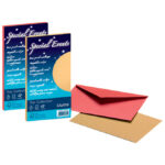 Kuverte Special Events 11x22 cm 120g pk10 Favini crvene - Slika 2