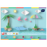 Kolaž - blok A4 10 listova 160g papir u boji Interdruk - Slika 3