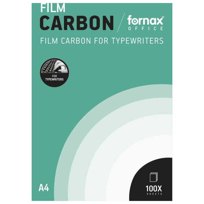 000011436 Karbon strojni film A4 pk100 Fornax crni - Slika 1