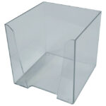 Blok kocka pvc  9,2x9,2x9,5 cm - prazna Fornax prozirna
