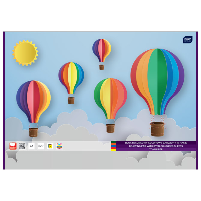 000011638 Kolaž papir 20 listova A3 obostrani Interdruk - Slika 1