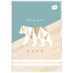 Teka tvrdi uvez A6 karo 96L 70g Interdruk - Slika 5