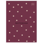 Blok za bilješke A7 karo  50L s naslovnicom Interdruk