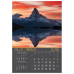 Kalendar "Zrcala u prirodi 2026" 13 listova, spirala - Slika 6