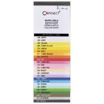 Papir u boji B1 200g Bristol Colore pk10 Connect 220 azurno plavi - Slika 2