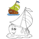 Bojanka B5 16 listova "Moje igračke-prijevozna sredstva" Connect - Slika 2