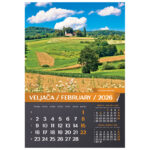 Kalendar "Hrvatski pejzaži 2026" 13L, spirala - Slika 6
