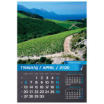 Kalendar "Hrvatski pejzaži 2026" 13L, spirala - Slika 8