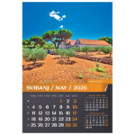 Kalendar "Hrvatski pejzaži 2026" 13L, spirala - Slika 9