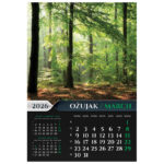 Kalendar "Šumska priča 2026" 13L, spirala - Slika 7