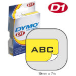 Vrpca D1 19 mmx7m Dymo 45808 crno-žuta