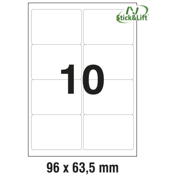 Etikete ILK  96x63,5 mm odljepljive pk25L Zweckform L4745REV-25