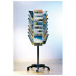 Stalak za prospekte podni na kotačima bez ladica Presenter Leitz 54020095 crni!! - Slika 3